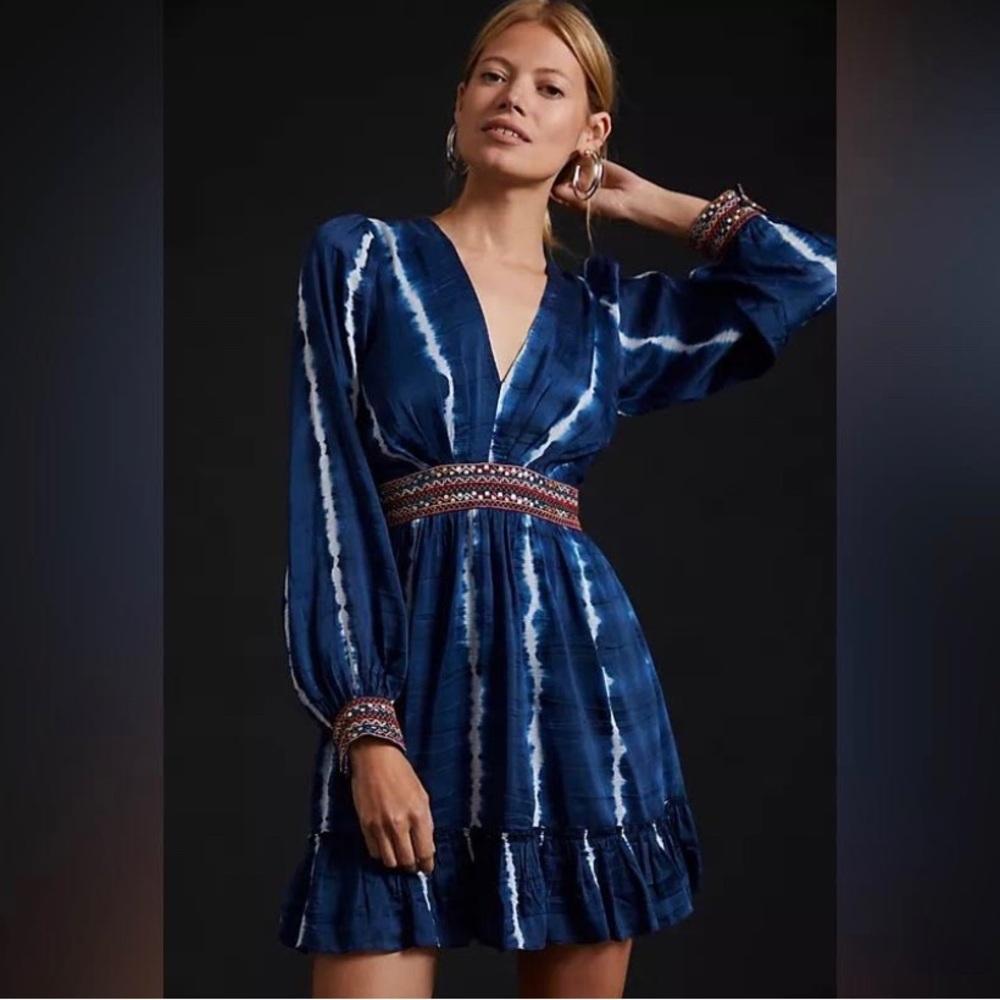 Vern by PallaviSinglee Beaded Tiedye Dress